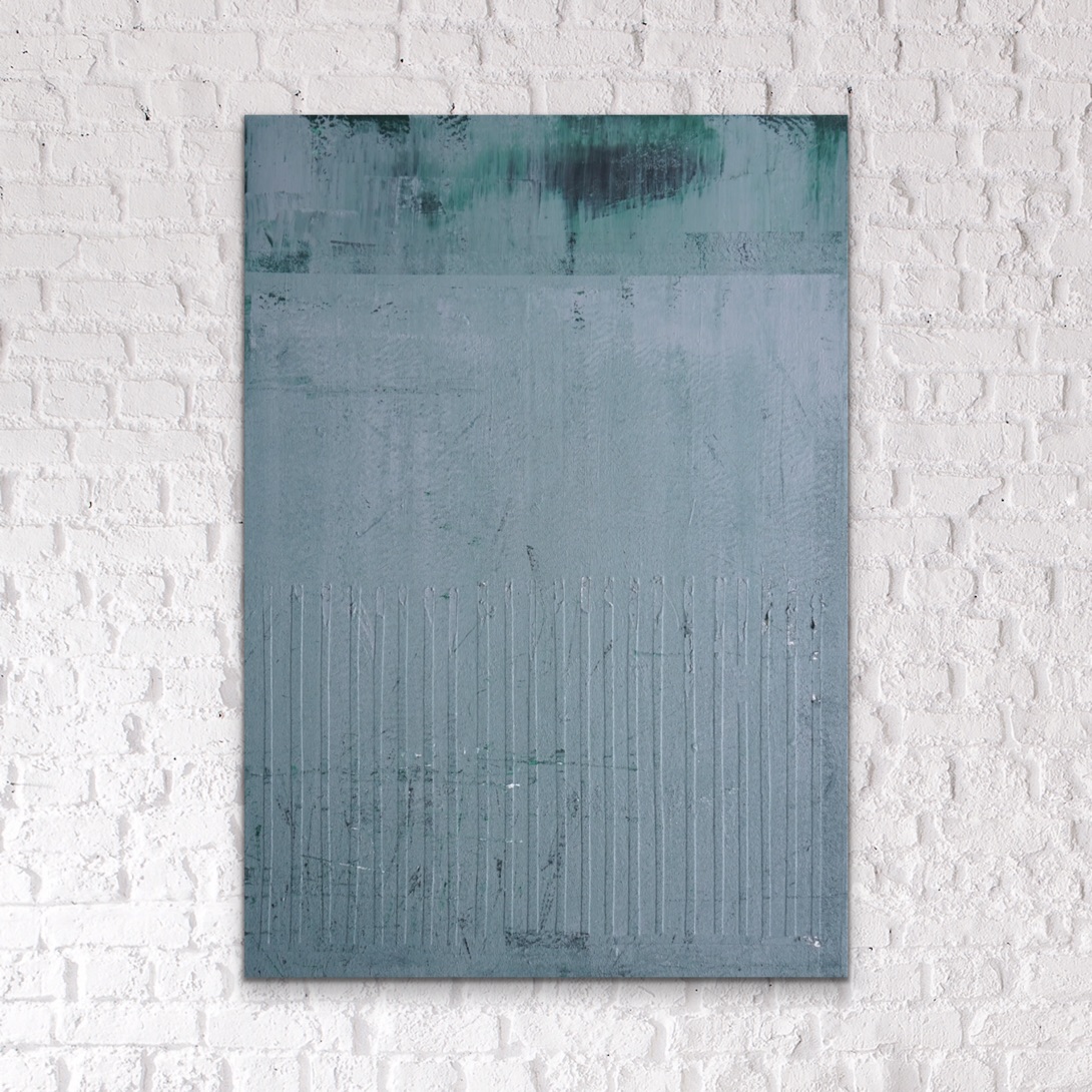 ALLE DROMEN VALLEN - acrylic and paper on canvas - 70 x 100 cm - 2019